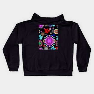 Colorful motifs Kids Hoodie